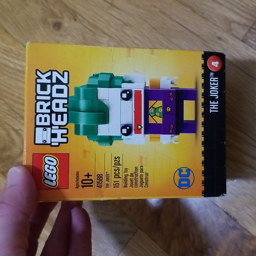 New In Sealed Box Joker Brick Headz
